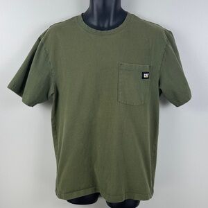 ✨3/$25✨ CAT Men's Green T-Shirt - L